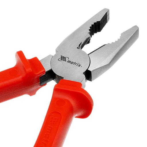 Плоскогубцы Econom, 200 мм, шлифованные, пластмассовые рукоятки фото 2