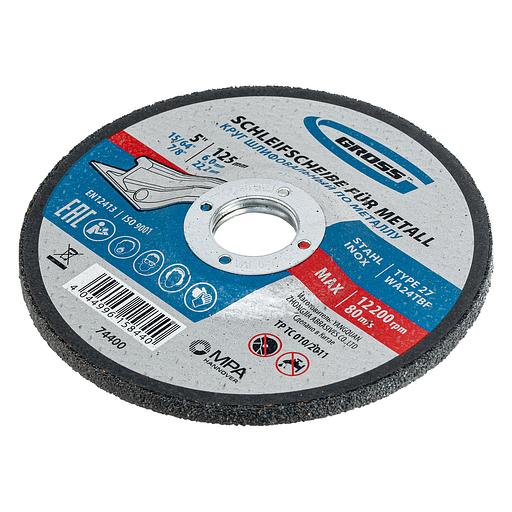 Круг шлифовальный по металлу, 125 х 6,0 х 22,2 мм, WA24TBF фото 2
