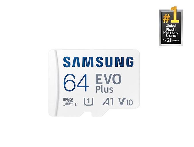 Карта памяти MICRO SDXC EVO+ 64GB V10 W/A MB-MC64SA/CN SAMSUNG фото 1
