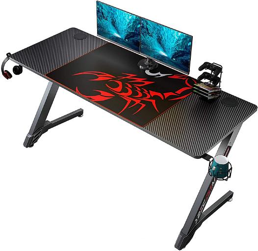 Стол для компьютера (для геймеров) Eureka ERK-TN-Z60-BK фото 1