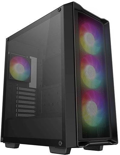 Корпус Deepcool CC560 MESH V2 черный без БП ATX 8x120mm 5x140mm 1xUSB2.0 audio bott PSU фото 1