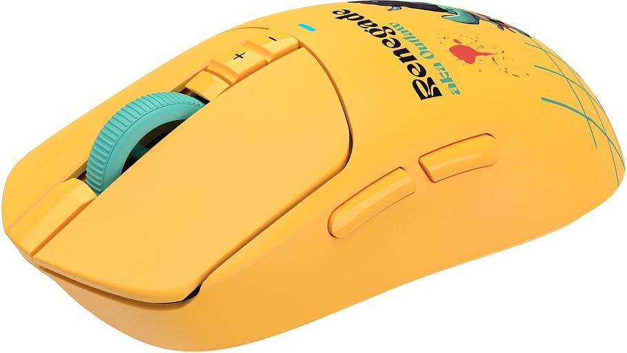 Мышь A4Tech Bloody R72 Ultra желтый оптическая 20000dpi беспров. USB-C 7but фото 3