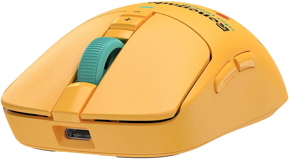 Мышь A4Tech Bloody R72 Ultra желтый оптическая 20000dpi беспров. USB-C 7but фото 6
