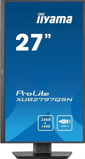 Монитор Iiyama 27" ProLite XUB2797QSN-B1 черный IPS LED 16:9 HDMI M/M матовая HAS Piv 1300:1 250cd 178гр/178гр 2560x1440 100Hz DP Quad HD 2K (1440p) USB 6.1кг фото 2