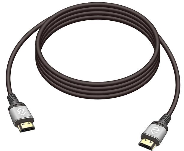 Кабель аудио-видео Digma HDMI (m)/HDMI (m) 3м. позолоч.конт. черный (D-HDMI-V2.0-3M) фото 1