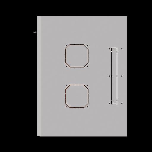 Шкаф настенный телекоммуникационный 600х450 мм, 6U, ТВЛ-6U-600-450-СР фото 5
