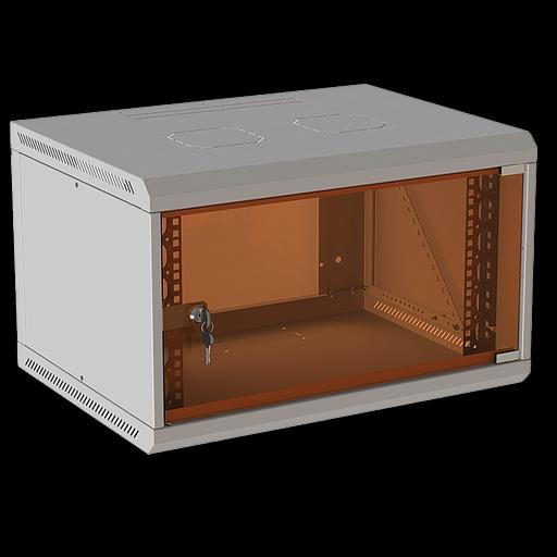 Шкаф настенный телекоммуникационный 600х350 мм, 6U, ТВЛ-6U-600-350-СР фото 1