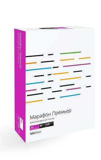 Бумага Марафон Премьер класс"A", A4 80 г/м2 500л (кратно 5 шт) фото 1