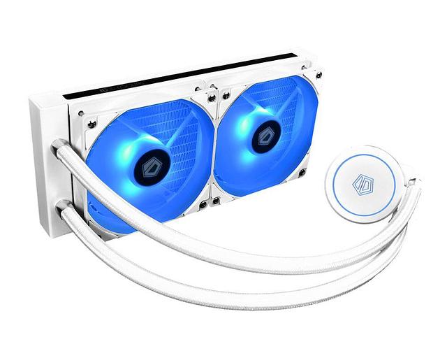 Комплект водяного охлаждения ID-Cooling ZOOMFLOW_240XT_SNOW (универсальный, 250W, 18.0–26.4 dB, 700-1500 rpm, 2x120мм, п фото 1