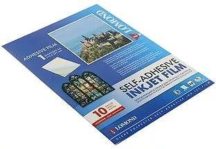 Пленка LOMOND для стр. печати, cамоклеящаяся, прозрачная, неделенная А4 80г/м2 10л фото 1