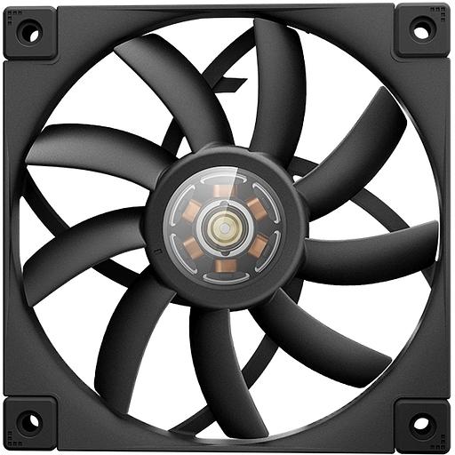 Вентилятор для корпуса Deepcool FT12 SLIM (120mm, 500-1850rpm, 23,2 дБ, PWM 4-pin, black) (R-FT12SLIM-BKWPN1-G) фото 1