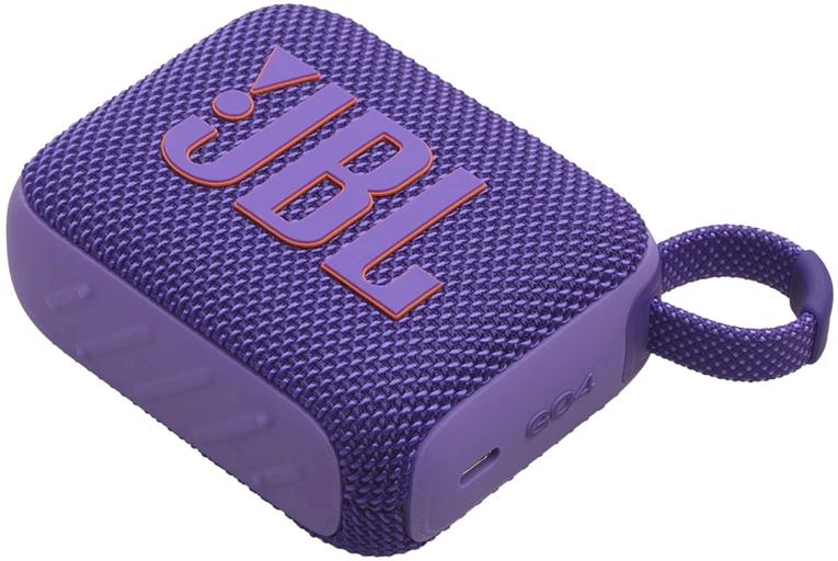 Колонка порт. JBL GO 4 фиолетовый 4.2W 1.0 BT 850mAh (JBLGO4PUR) фото 10