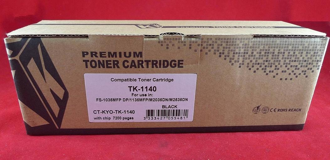 Тонер-картридж для Kyocera FS-1035MFP DP/1135MFP/M2035DN/M2535DN TK-1140 7.2K ELP Imaging® фото 1