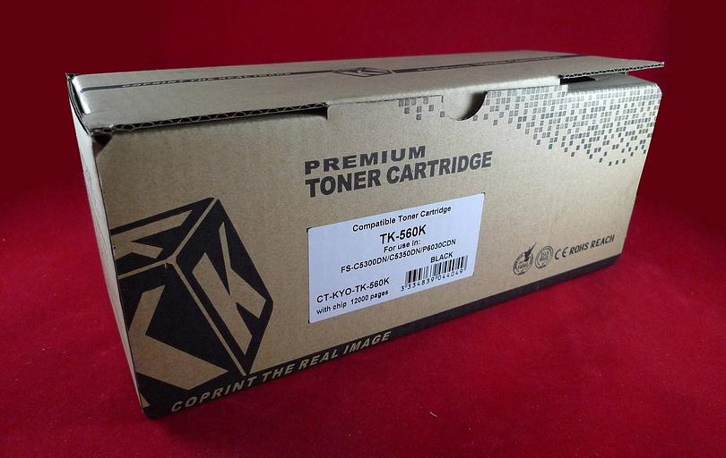 Тонер-картридж для Kyocera FS-C5300DN/C5350DN/P6030CDN TK-560K black 12K ELP Imaging® фото 1