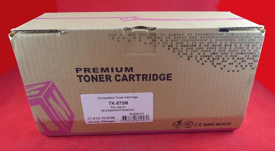 Тонер-картридж для Kyocera FS-C5400DN/P7035CDN TK-570M magenta 12K ELP Imaging® фото 2