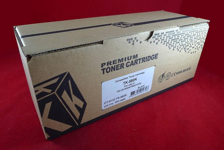Тонер-картридж для Kyocera FS-C5150DN/P6021CDN TK-580K black 3.5K ELP Imaging® фото 1