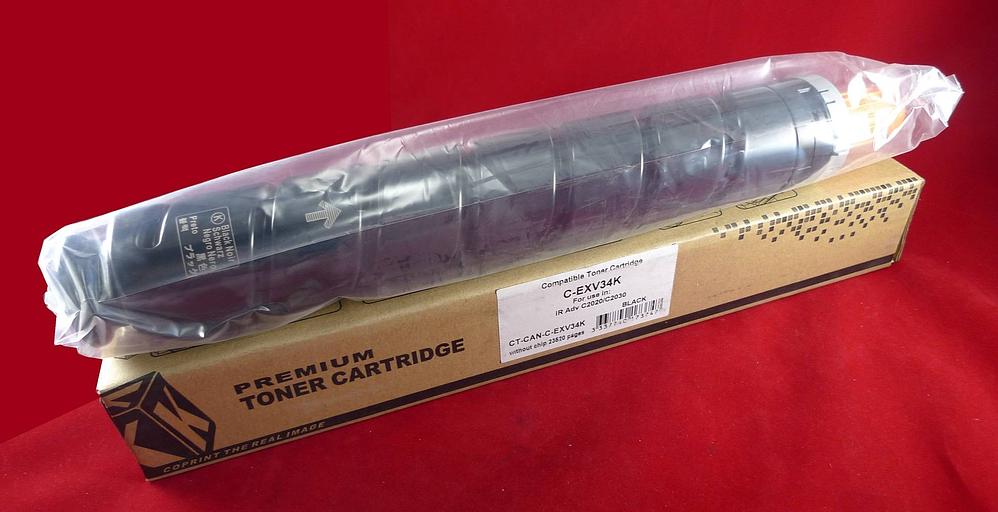 Тонер-картридж Canon iR Adv C2020/C2030 C-EXV34/GPR-36/NPG-52 black (туба 420г) ELP Imaging® фото 1