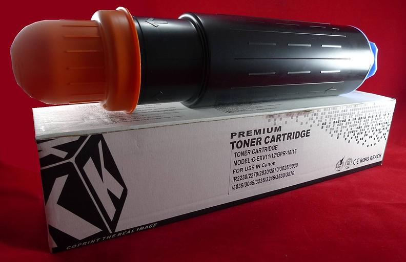 Тонер-картридж Canon iR 2230/2270/2830/2870/3025/3225/3230/3035/3045/3235 C-EXV11/12/GPR-15 (туба 1060г) ELP Imaging® фото 2