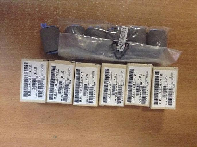 Комплект роликов (для лотков 2,3,4,5,6) HP LJ M601/M602/M603 (6шт RM1-0036 + 12шт RM1-0037) (CE988-67919/CE988-67904) фото 1