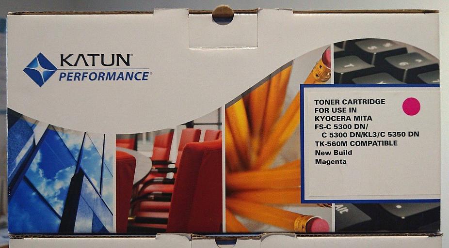 Тонер-картридж для Kyocera FS-C5300DN/C5350DN/P6030CDN TK-560M magenta 10K Katun фото 2