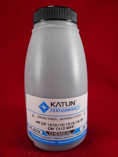 Тонер для картриджей CB540A/CE320A/CF210A/CF210X Black, химический (фл. 55г) Katun фас.Россия фото 1