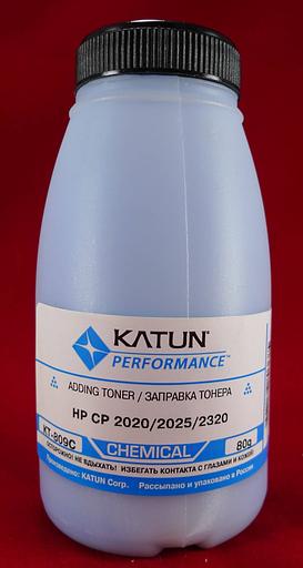 Тонер для картриджей CC531A/CE411A Cyan, химический (фл. 80г) Katun фас.Россия фото 1