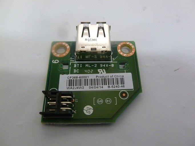 Плата USB HP LJ M401dn/dw/M425/M521/CLJ M251/M276/M570 (CF368-60001/5851-7005/CF368A) OEM фото 1