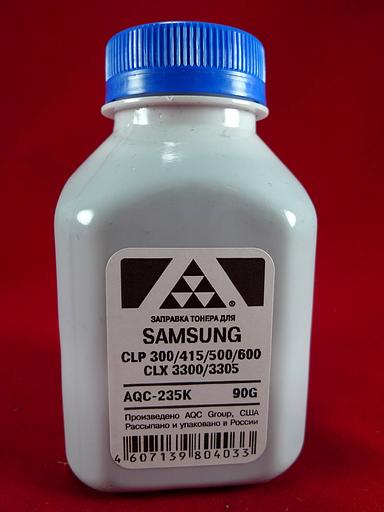 Тонер SAMSUNG CLP 300/315/320/325/360/415/500/510/600/610/660/CLX3300/3305 Black (фл. 90г) AQC-США фас.Россия фото 1
