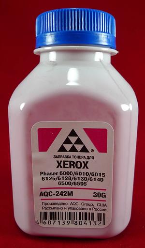 Тонер XEROX Phaser 6000/6010/6015/6125/6128/6130/6140/6500/6505 Magenta (фл. 30г) AQC-США фас.Россия фото 1