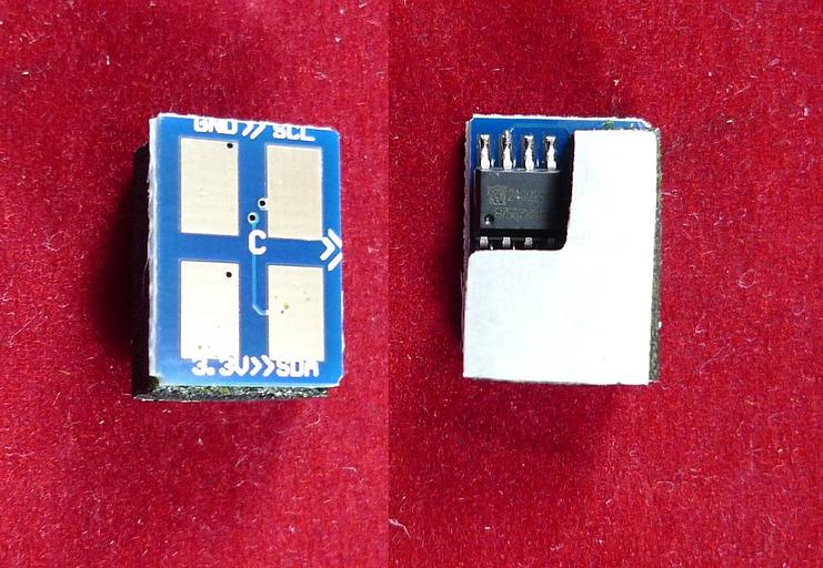 Чип Samsung CLP-300/300N/CLX-3160N/3160FN (CLP-C300A) Cyan, 1K ELP Imaging® фото 1