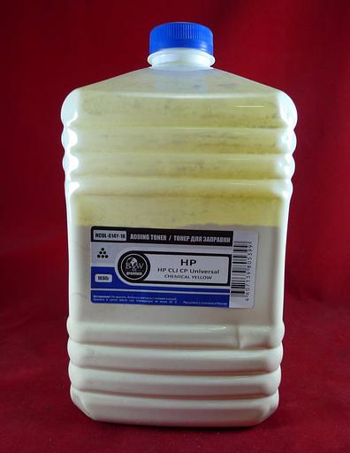 Тонер для картриджей Universal Yellow химический Q6002A//CB542A/CE312A/CC532A/CE322A (кан. 1кг) B&W Premium фас.Россия фото 1