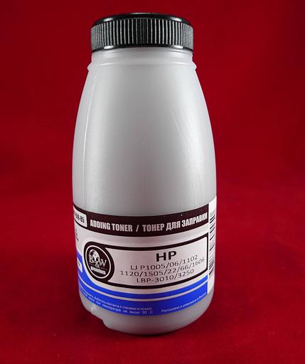 Тонер для картриджей CB435A/CE285A/CF283A/CF244A,CRG-712/725 (фл. 85г) B&W Premium фас.Россия фото 1