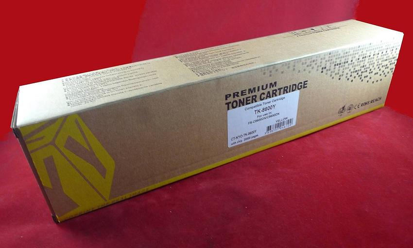 Тонер-картридж для Kyocera FS-C8600DN/C8650DN TK-8600Y yellow ELP Imaging® фото 1