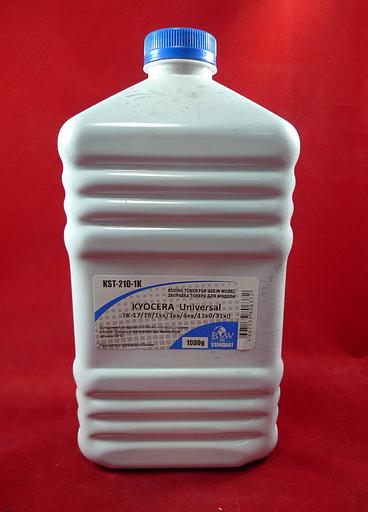 Тонер для Kyocera Universal (TK-17/18/1xx/3xx/4xx/11x0/31x0) (фл. 1кг) B&W фас.Россия фото 1