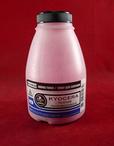 Тонер для Kyocera TK-5140M, P6130/M6030/M6530 Magenta (фл. 100г) 5K B&W Premium фото 1