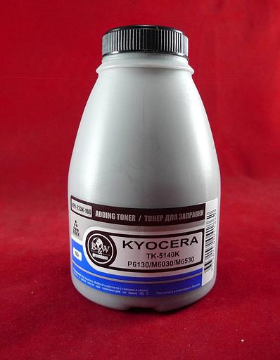 Тонер для Kyocera TK-5140K, P6130/M6030/M6530 Black (фл. 160г) 7K B&W Premium фото 1