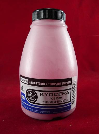Тонер для Kyocera TK-5150M, P6035/M6035/M6535 Magenta (фл. 140г) B&W Premium фото 1
