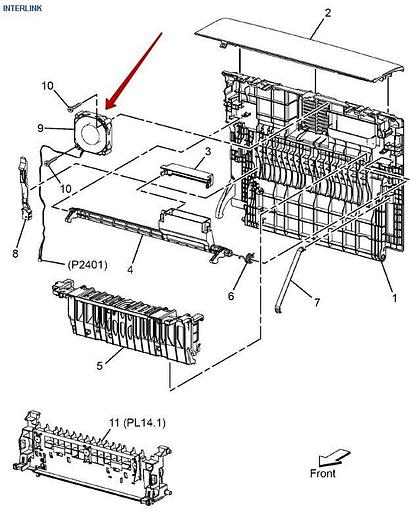 Вентилятор XEROX VL B405 фото 2