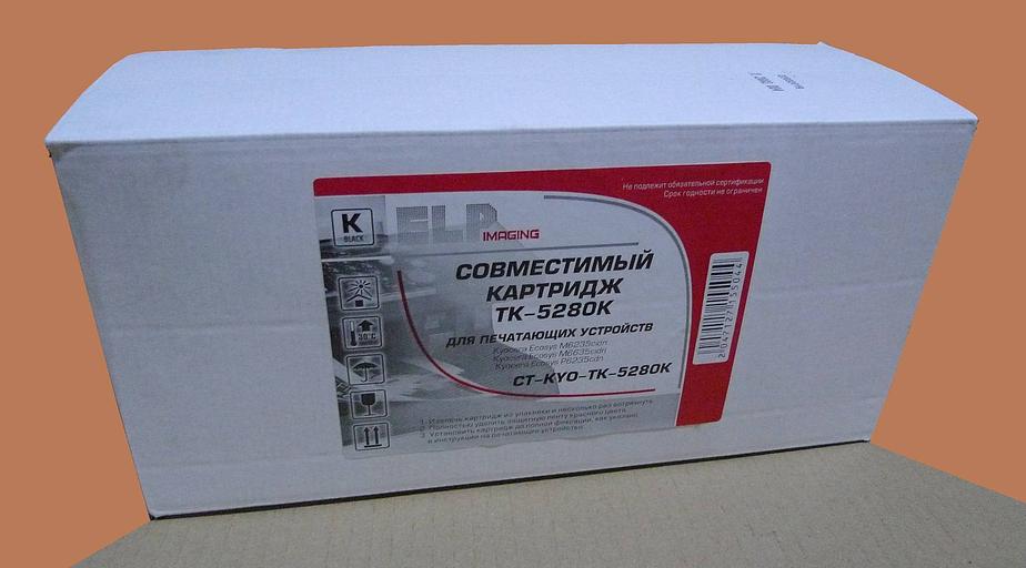 Тонер-картридж для Kyocera Ecosys M6235cidn/M6635cidn/P6235cdn TK-5280K black 13K ELP Imaging® фото 1