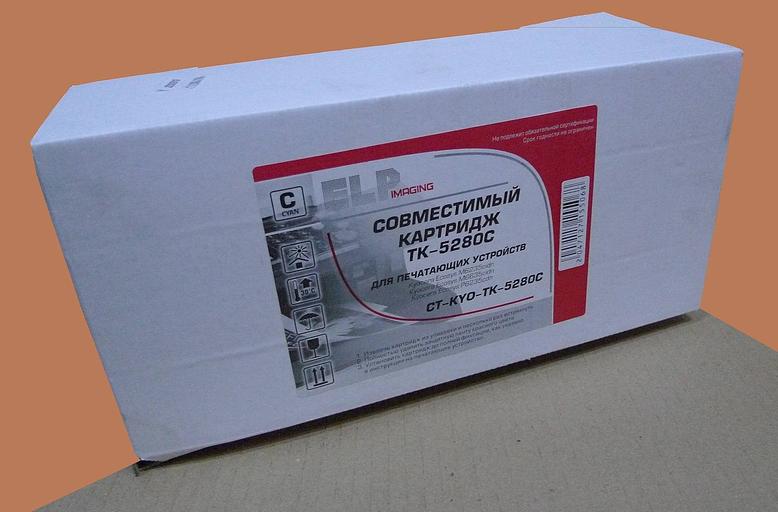 Тонер-картридж для Kyocera Ecosys M6235cidn/M6635cidn/P6235cdn TK-5280C cyan 11K ELP Imaging® фото 1