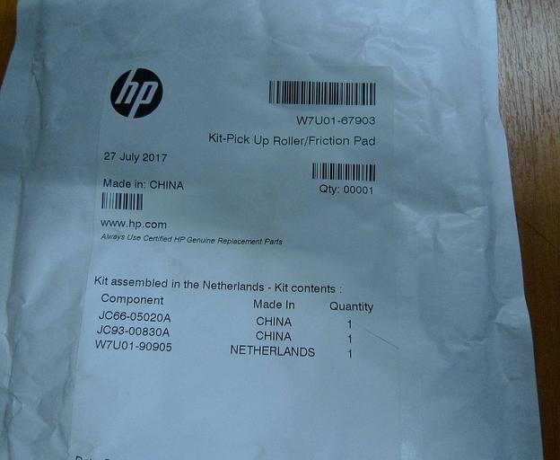 Набор замены ролика захвата и тормозной площадки кассеты (лоток 2) HP LJ M433/M436 (W7U01-67903) фото 1