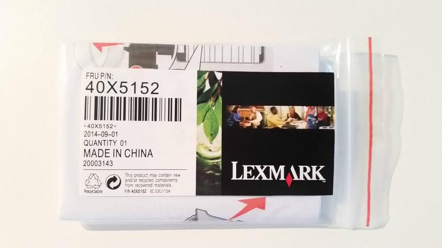 Набор резинок для роликов захвата Lexmark C73x/C74x/X73x/X74x, 2шт (40X5152) фото 2