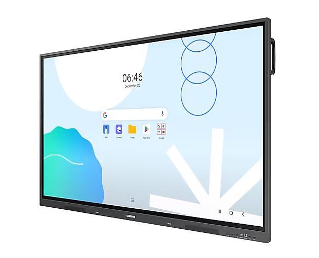 Samsung UHD интерактивная доска на базе Android, 75 дюймов, Google EDLA, OPS слот, 40 одновременных касаний, Space Gray фото 4