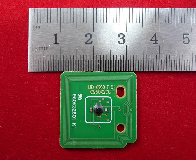 Чип Lexmark C950/X950/X952/X954 (C950X2CG) Cyan, 22K ELP Imaging® фото 3