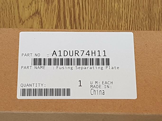 Пластина отделения бумаги Konica-Minolta bizhub Press C6000/bizhub Pro C6000L (A1DUR74H11/A1DUR74H00) фото 1