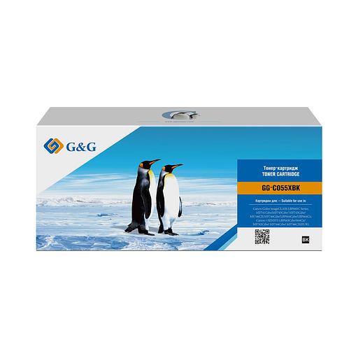 Картридж G&G, аналог Canon 055H черный 7.6k с чипом фото 2