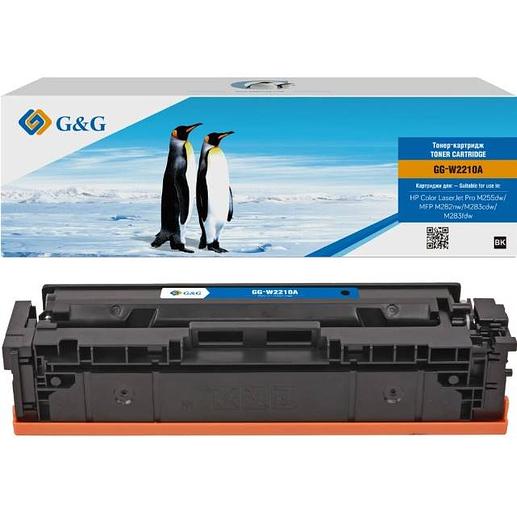 Картридж G&G, аналог HP W2210A/207A черный 1,35k с чипом фото 1
