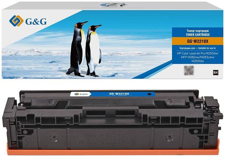 Картридж G&G, аналог HP W2210X/207X черный 3,15k с чипом фото 1