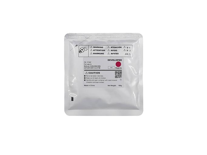 Девелопер для KONICA MINOLTA Bizhub C227i/C257i/C287i Magenta 180г, 90000 стр. (IU-217M-Developer) CET фото 1