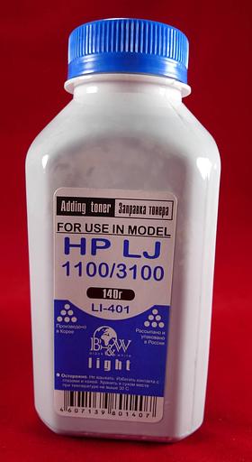 Тонер для картриджей C4092A/C3906A, FX-3/EP-22/EP-A (фл. 140г) B&W Light фас.Россия фото 1